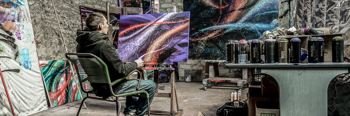 French Graffiti Artist Astro in his studio with Art Street & Stories