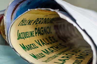 Inside FKDL's studio - old posters