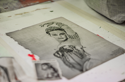 Image of French iconic actress Jeanne Moreau (from the film Mata Hari - 1965)