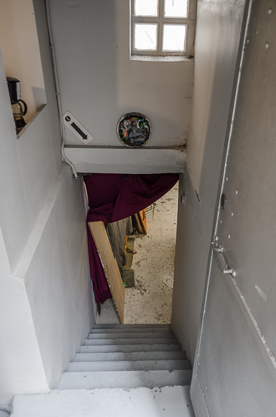 Entrance to FKDL's basement studio