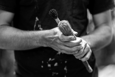 Axel Void and his brushes