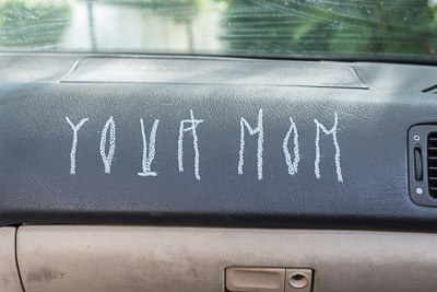 Your Mom - inside Axel Void's car